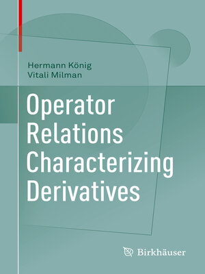 cover image of Operator Relations Characterizing Derivatives
